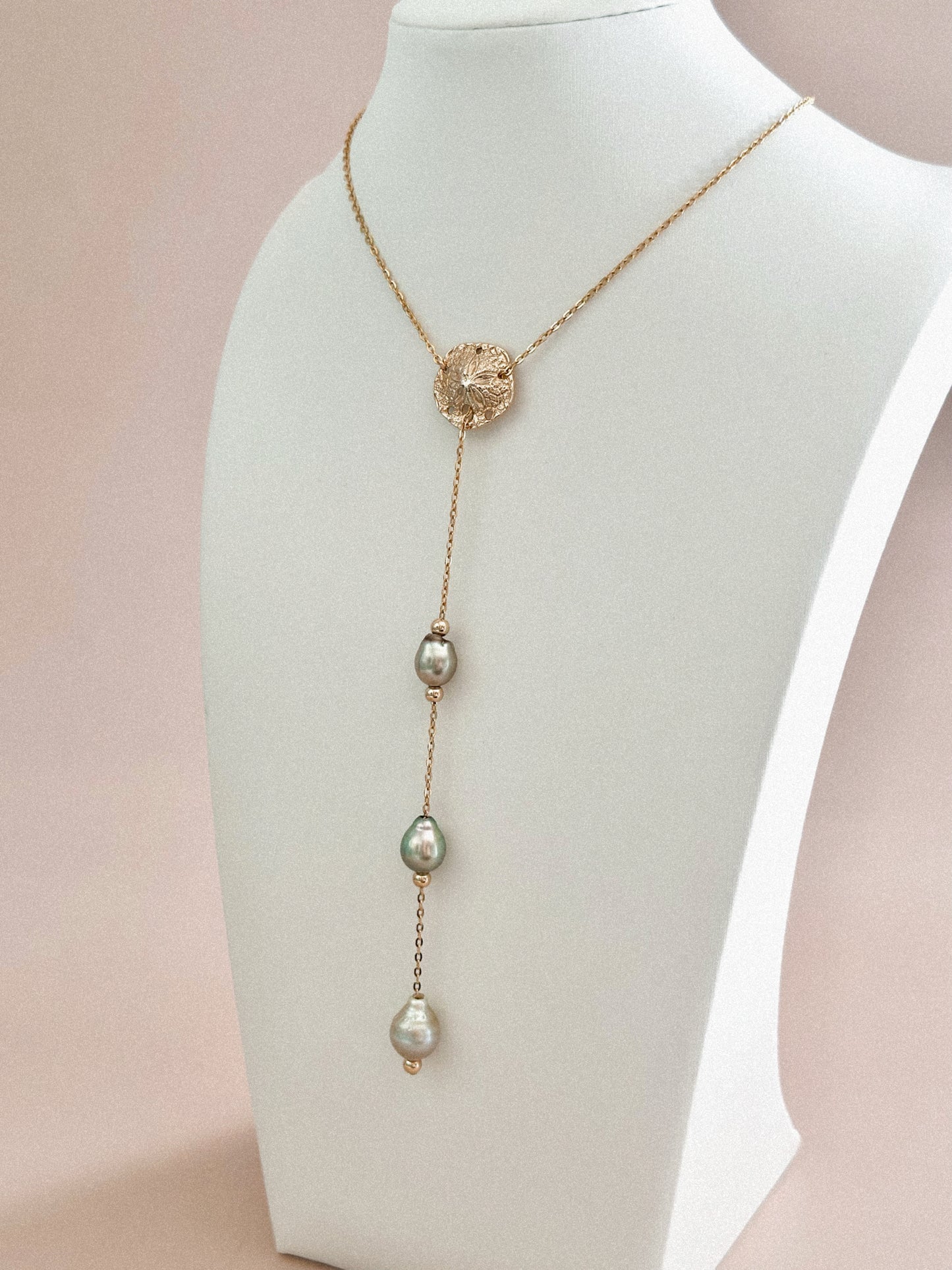 SHELL & SAND GOLD - Collier