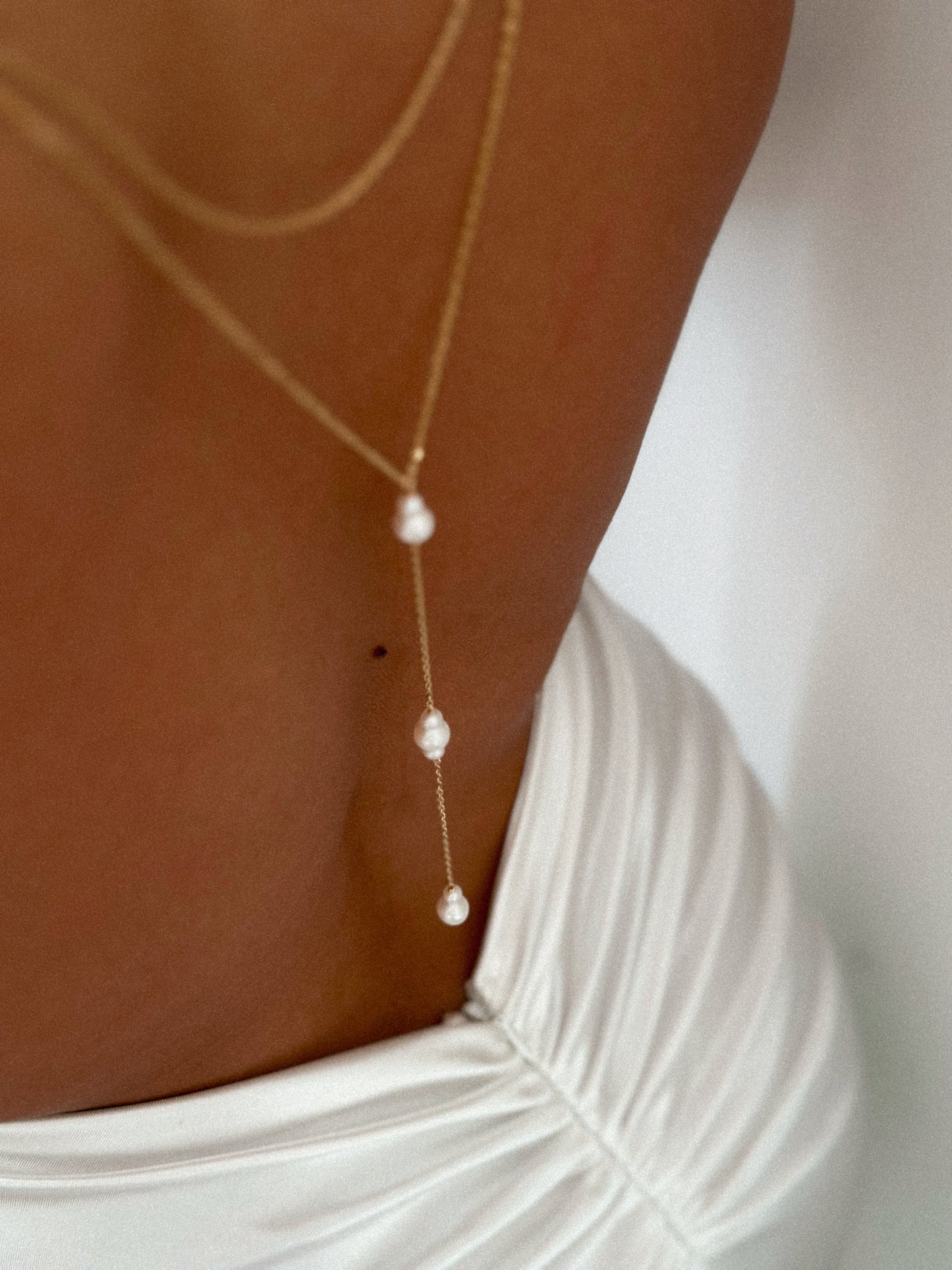 RÊVE D'ARGENT - Collier de dos