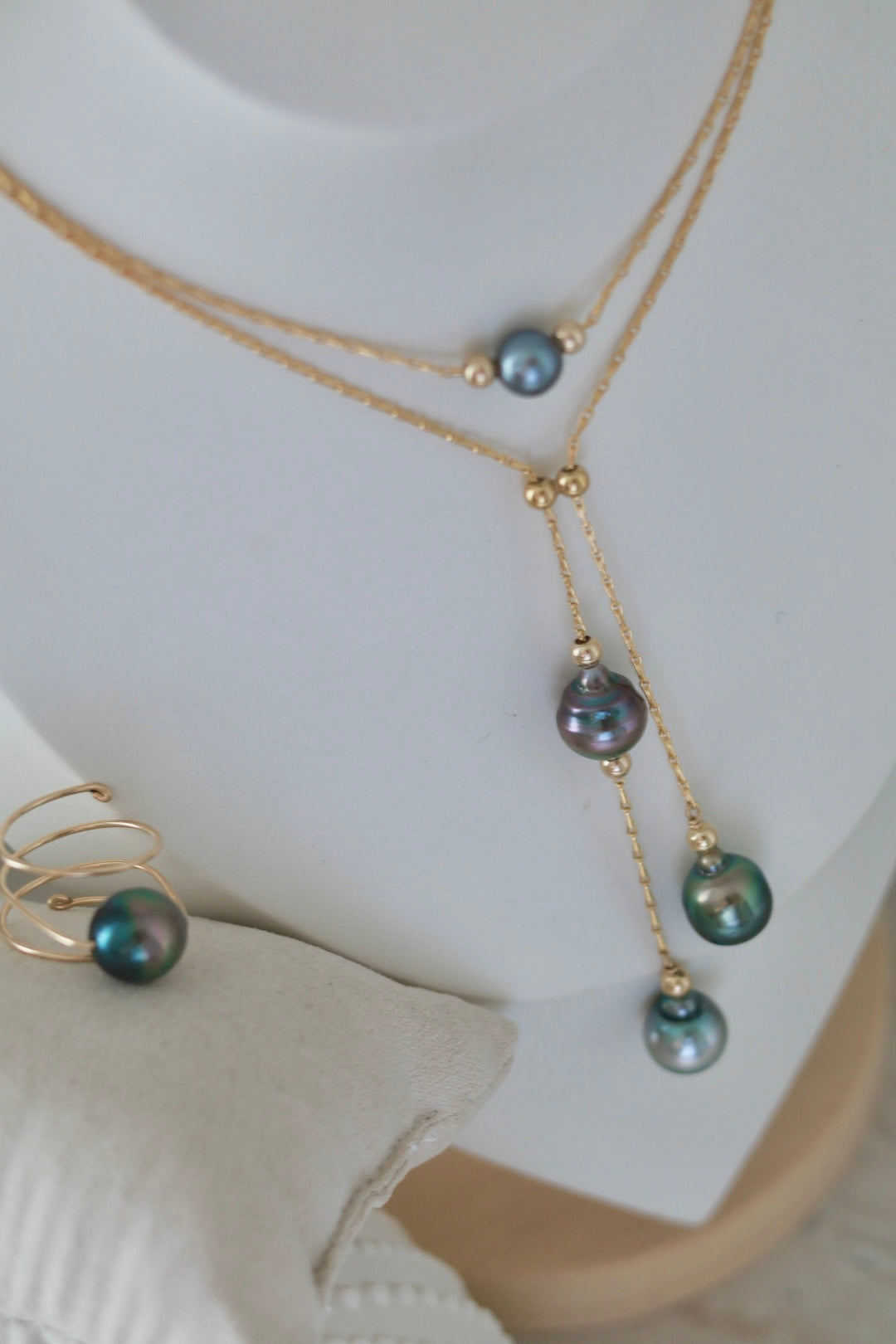 BALADE EN POLYNÉSIE - Parure collier - bague