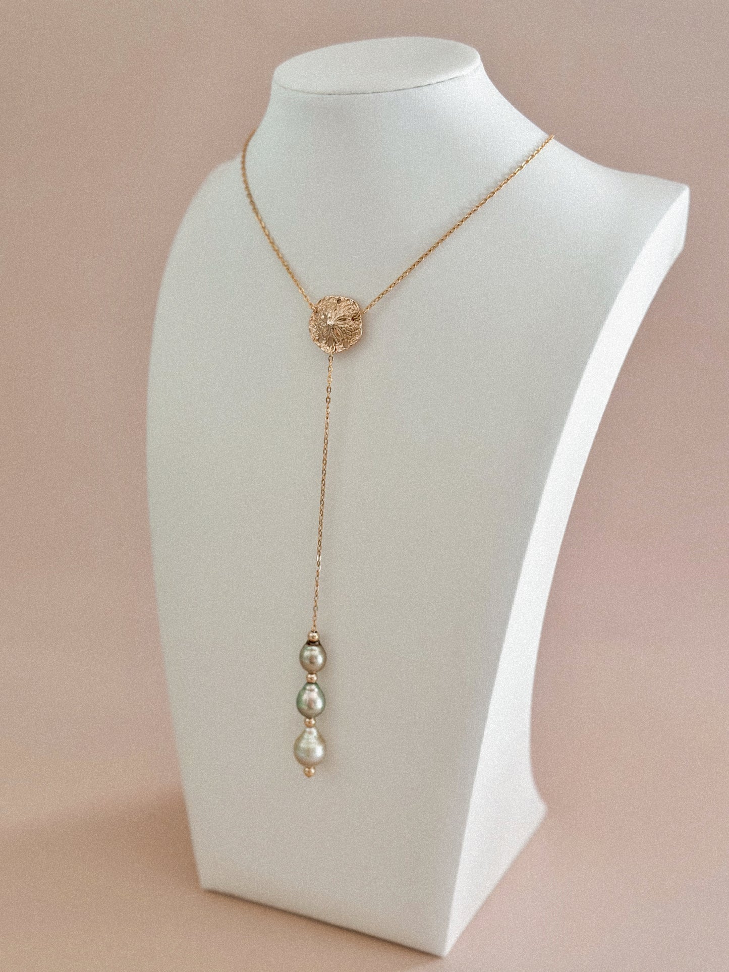 SHELL & SAND GOLD - Collier