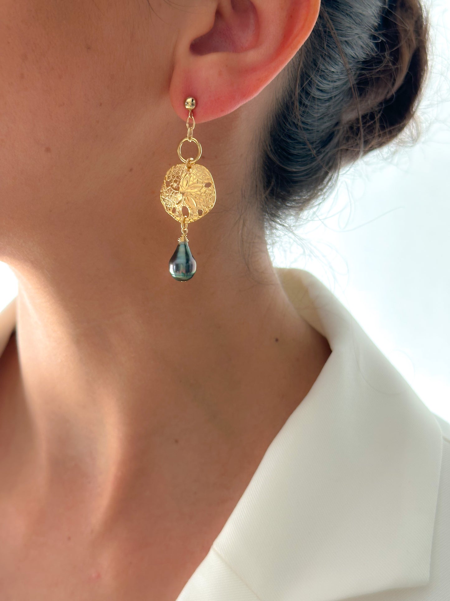 SHELL & SAND - Boucles d'oreilles