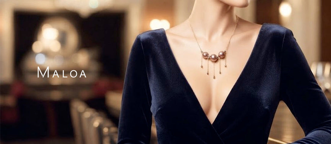 Comment porter le collier Trio Alyssa pour un look de soirée ?