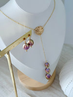 DE FEU & DE PASSION - Parure collier - boucles d'oreilles
