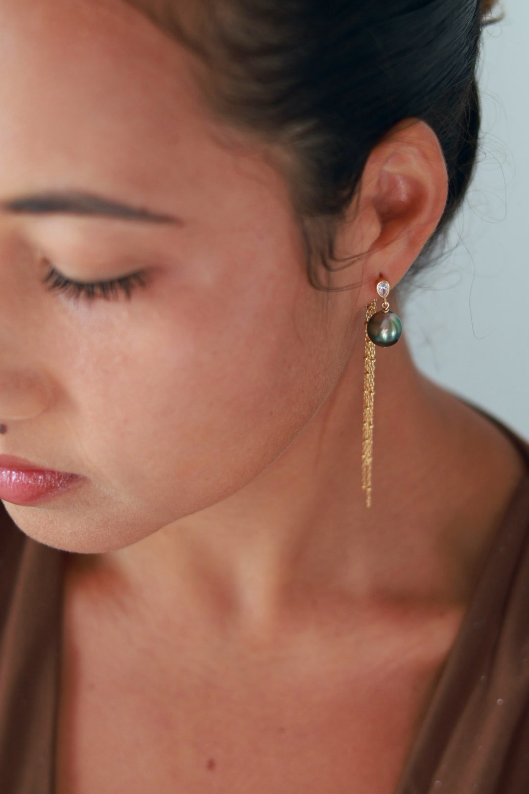 NUIT À BORA BORA - Boucles d'oreilles