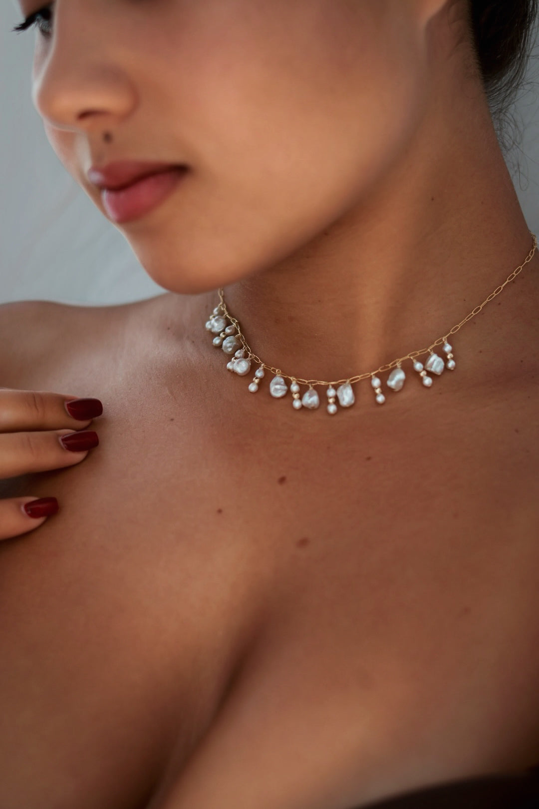 collier Chiara porté