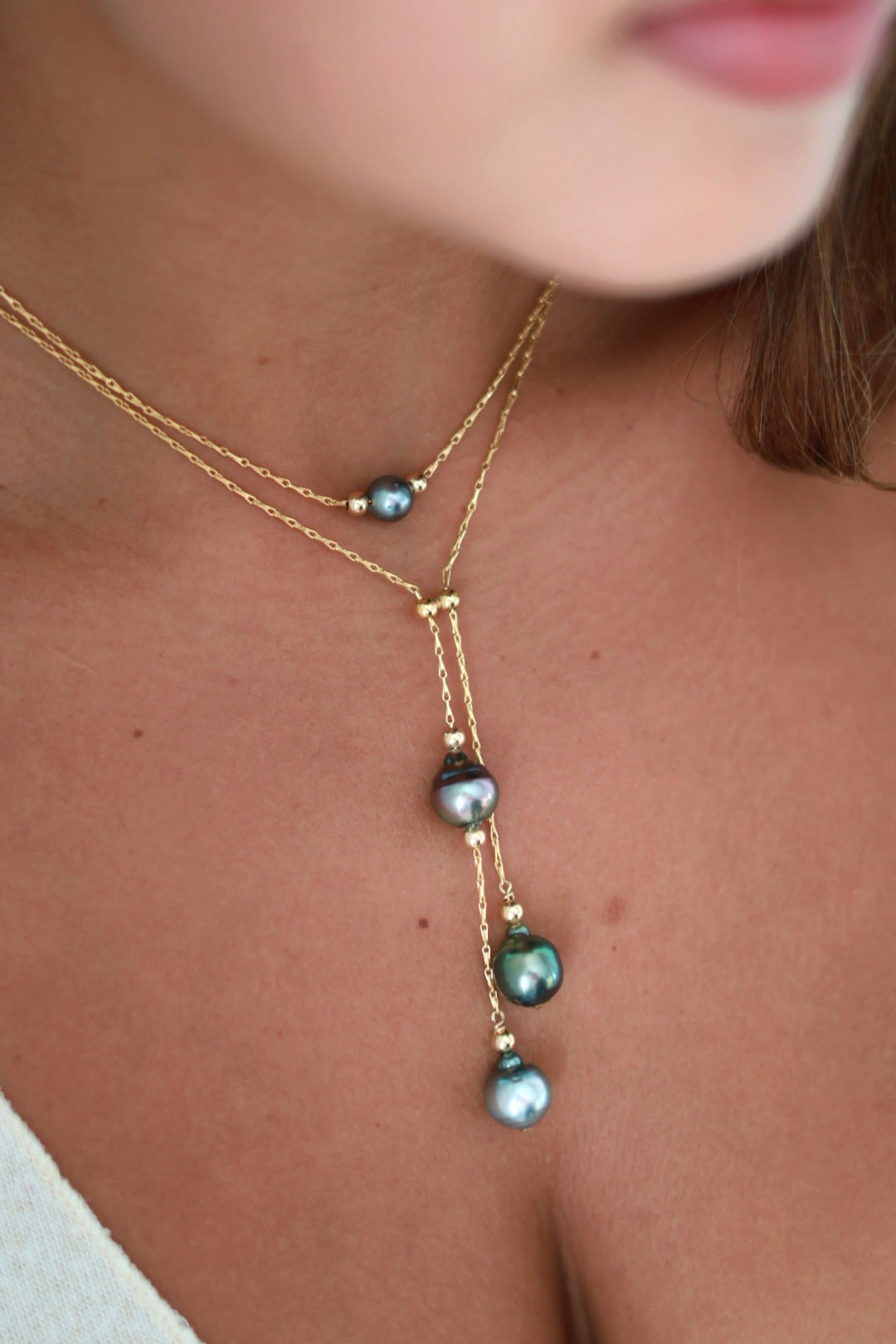 collier quatuor porté