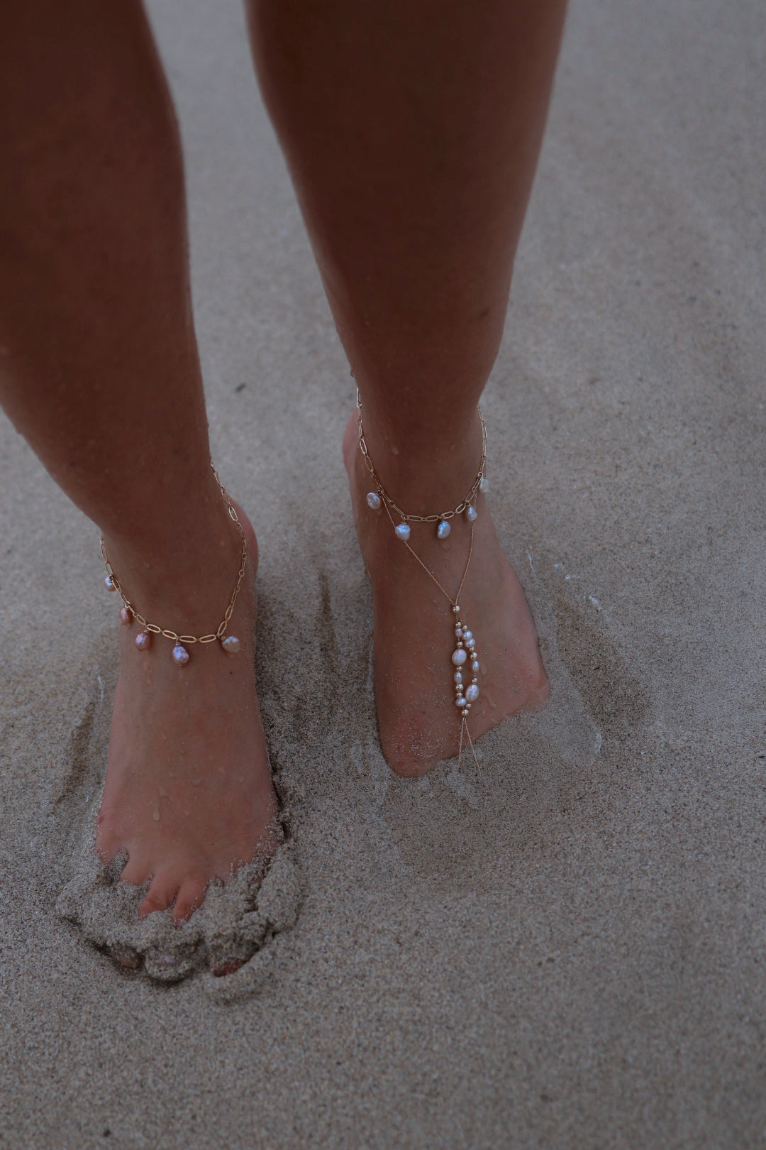 Chaine de cheville Sana portée